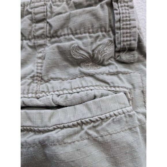 American Eagle Outfitters Cargo Shorts Size 28 Longboard Khaki Y2K Grunge Hiking - Picture 7 of 8